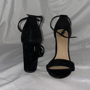 Black heels